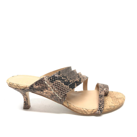 Shoes Heels Kitten By Donald Pliner In Snakeskin Print, Size: 7