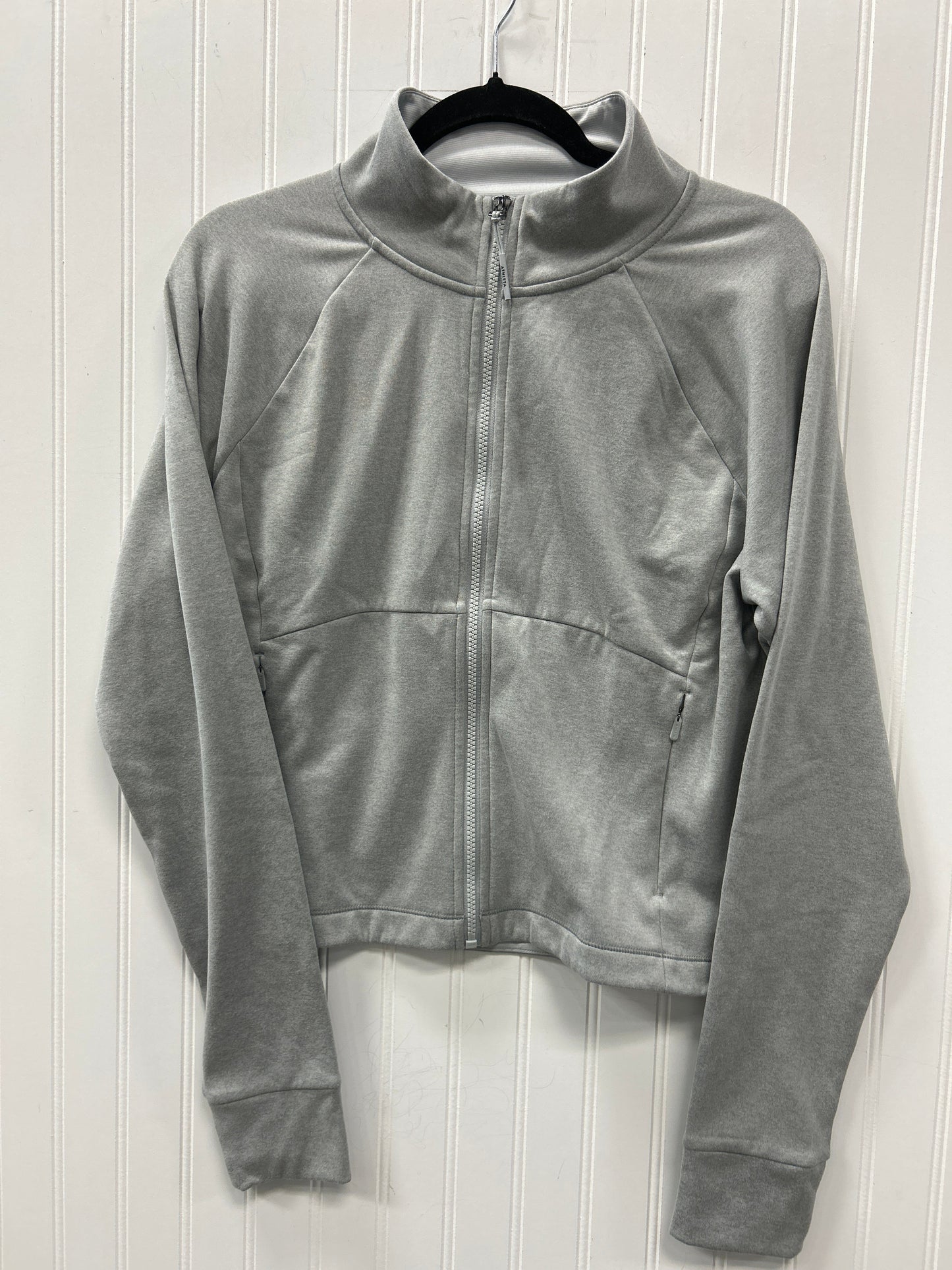 Athletic Jacket By Athleta In Grey, Size:L
