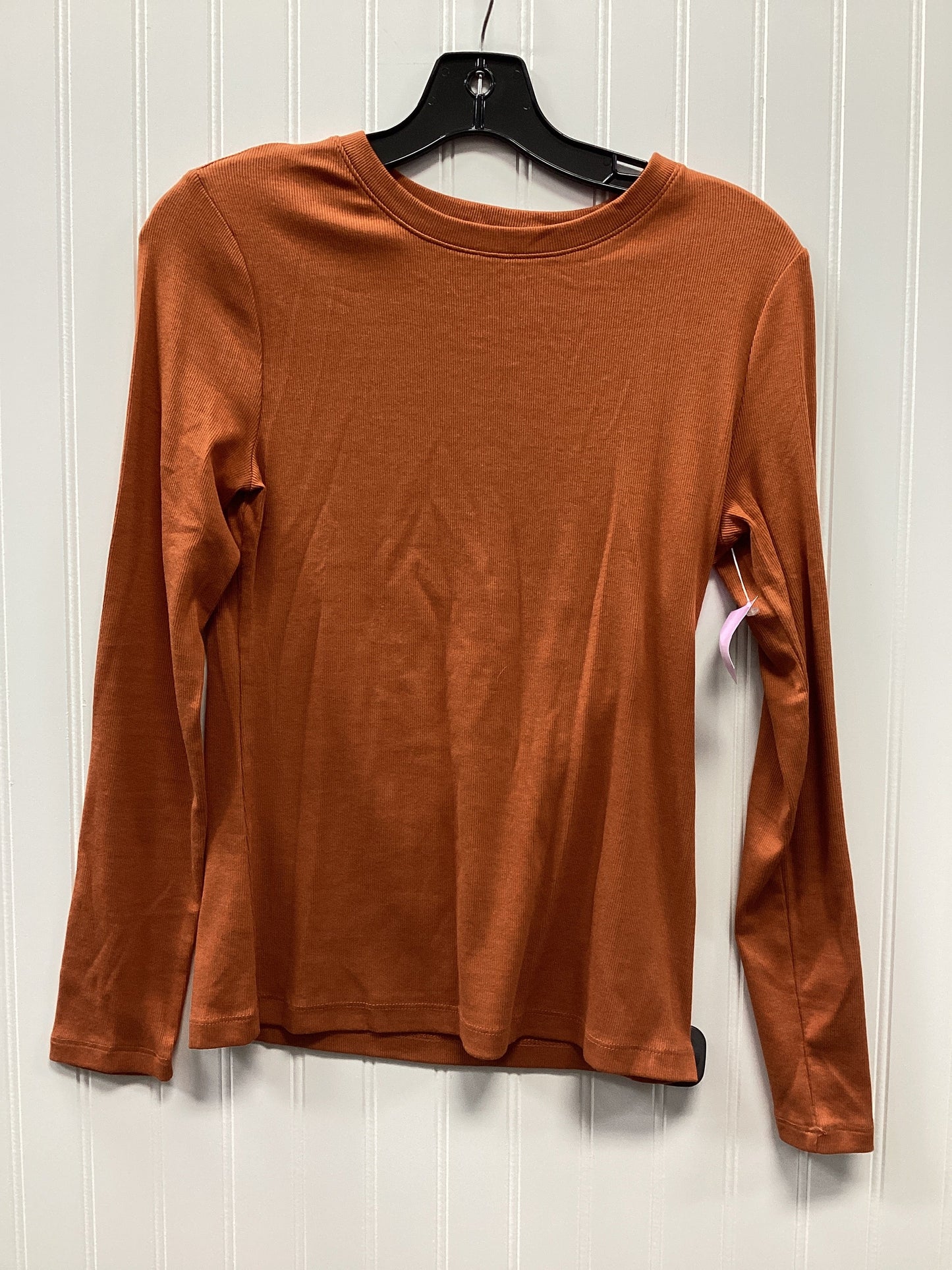 Top Ls Basic By A New Day In Orange, Size:S