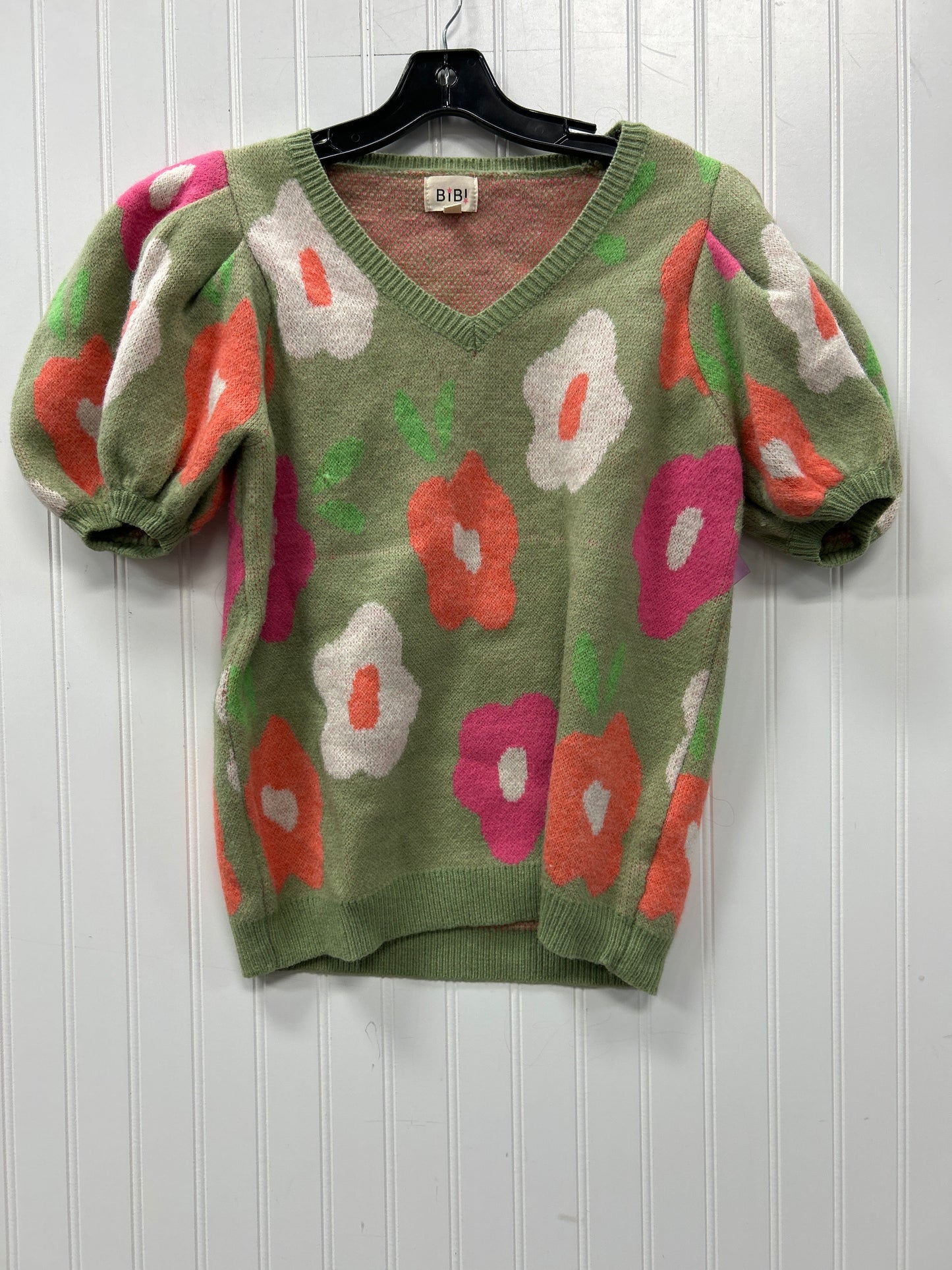 Sweater Ss By Bibi In Green, Size:Xl