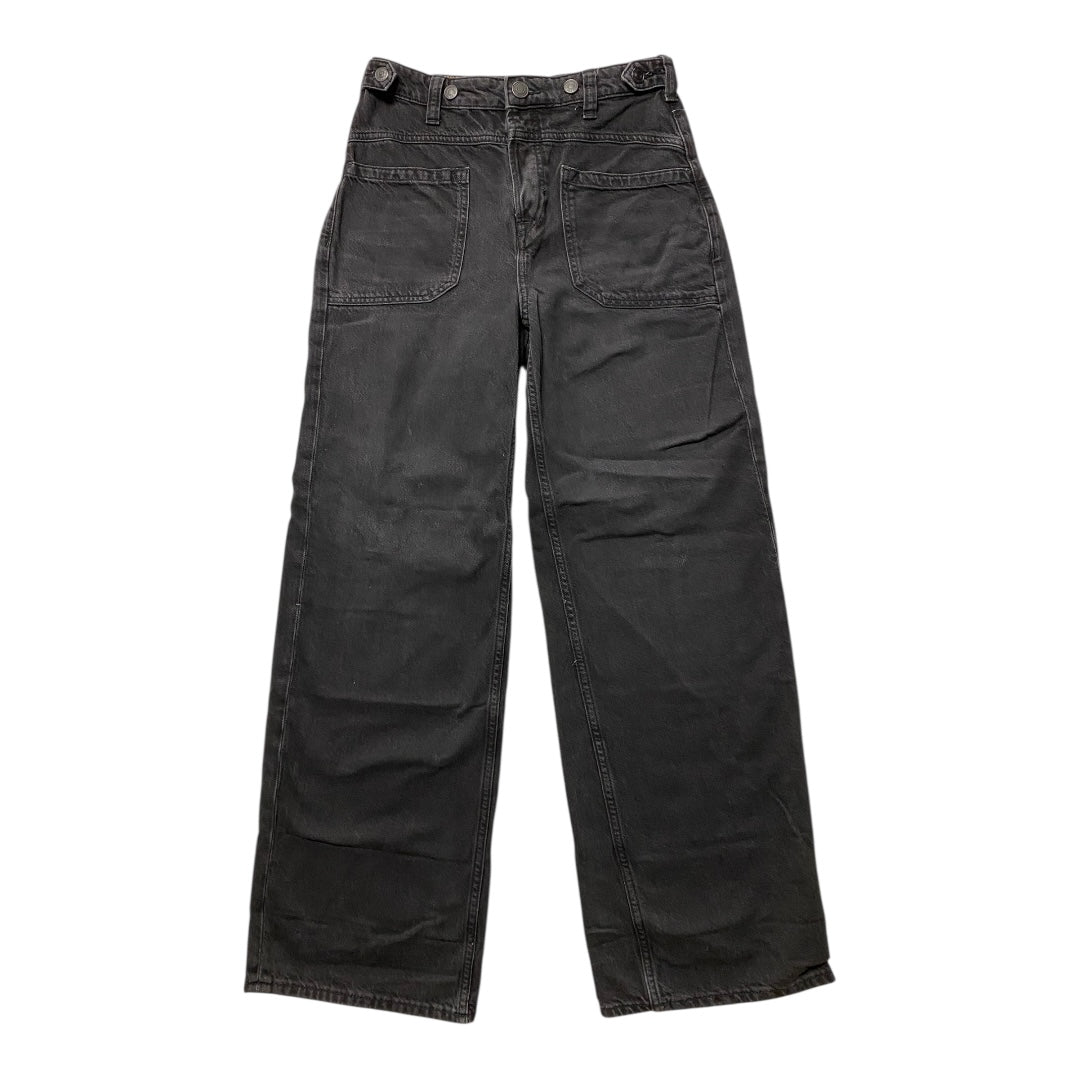 Jeans Wide Leg By We The Free In Black, Size:0