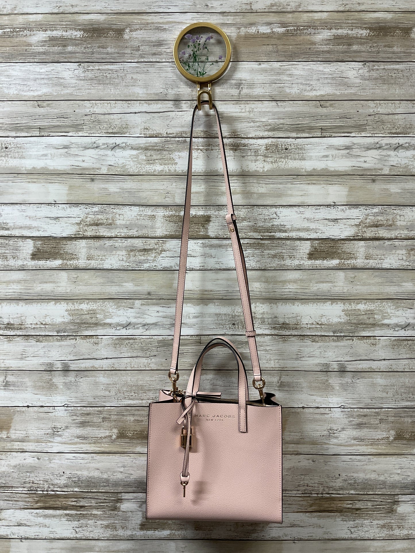 Handbag Luxury Designer By Marc Jacobs In Pink, Size:Small