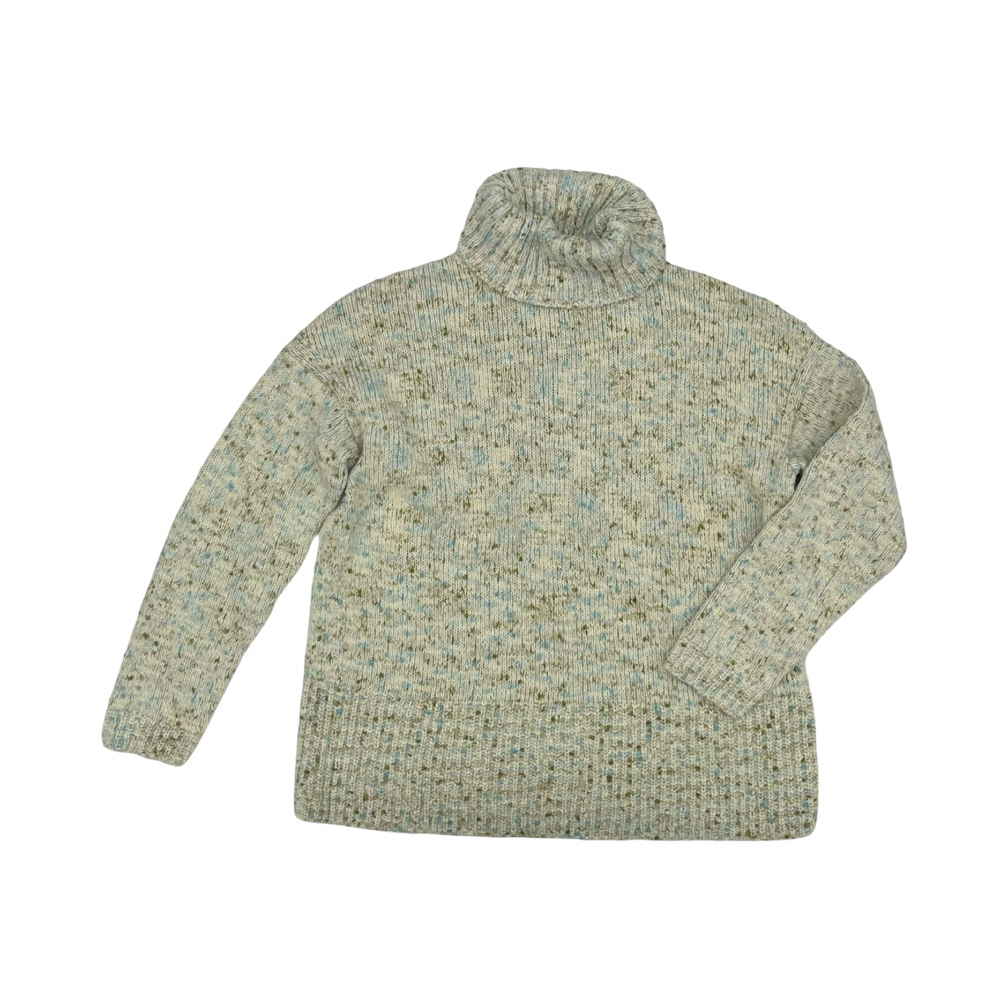 Sweater By J. Jill In Green & Tan, Size:S