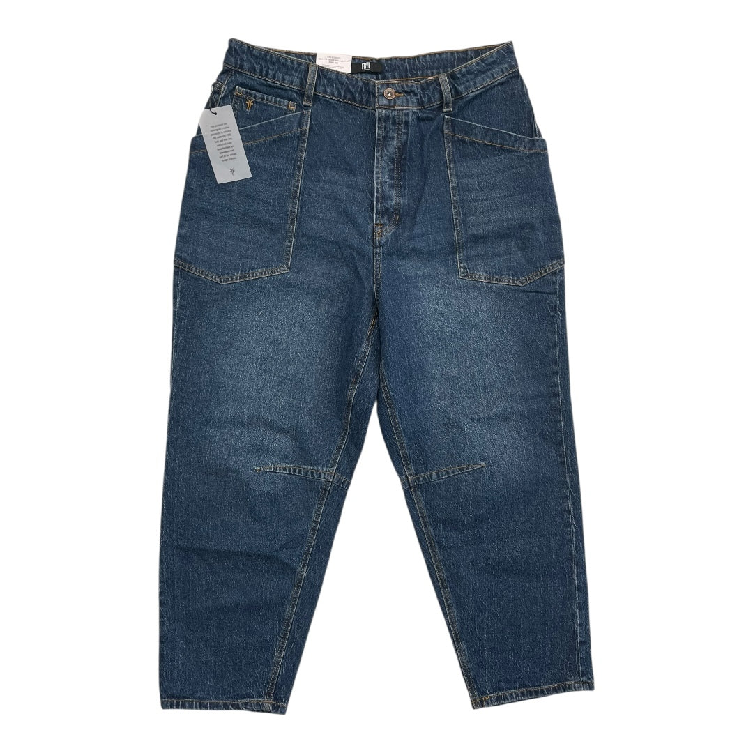 Jeans Designer By Frye In Blue Denim, Size:12