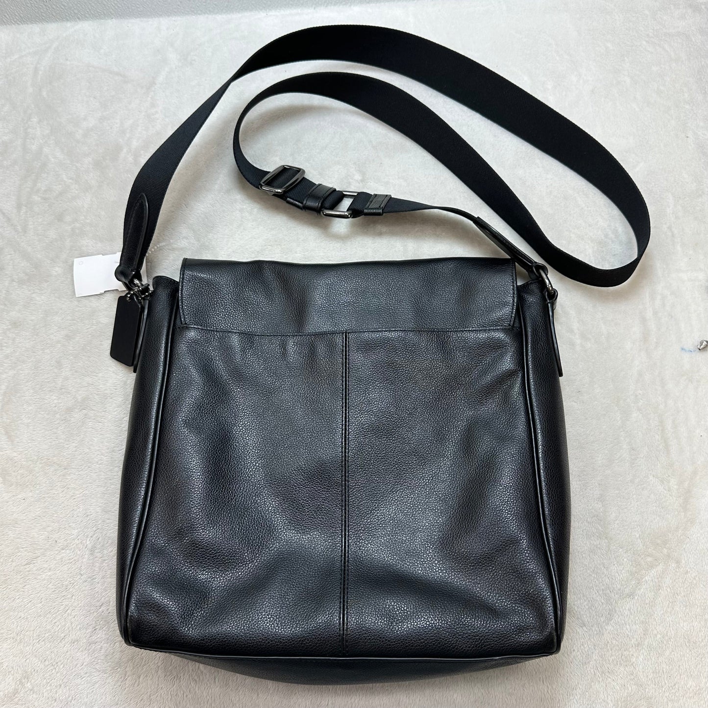 Houston map messenger leather Crossbody Designer By Coach, Size: Medium