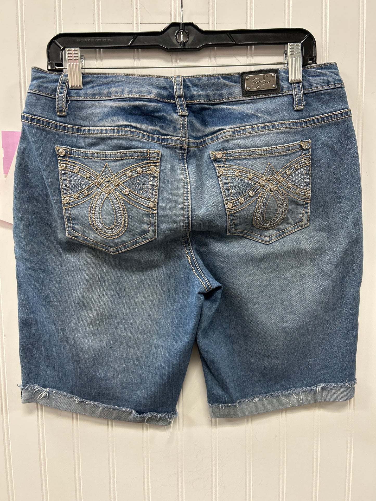 Shorts By Earl Jean In Blue Denim, Size:12P