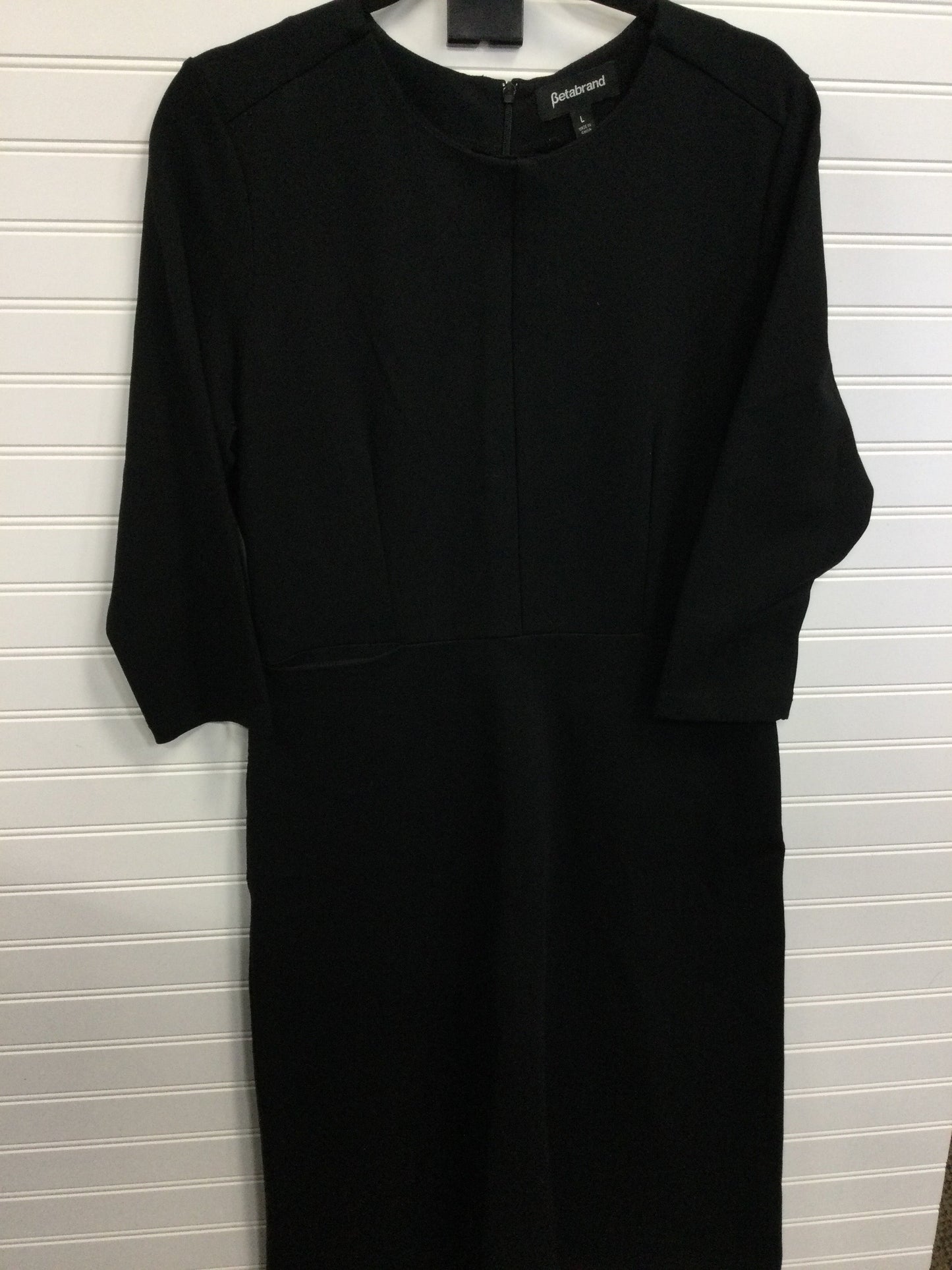 Dress Casual Maxi By Betabrand In Black, Size:L
