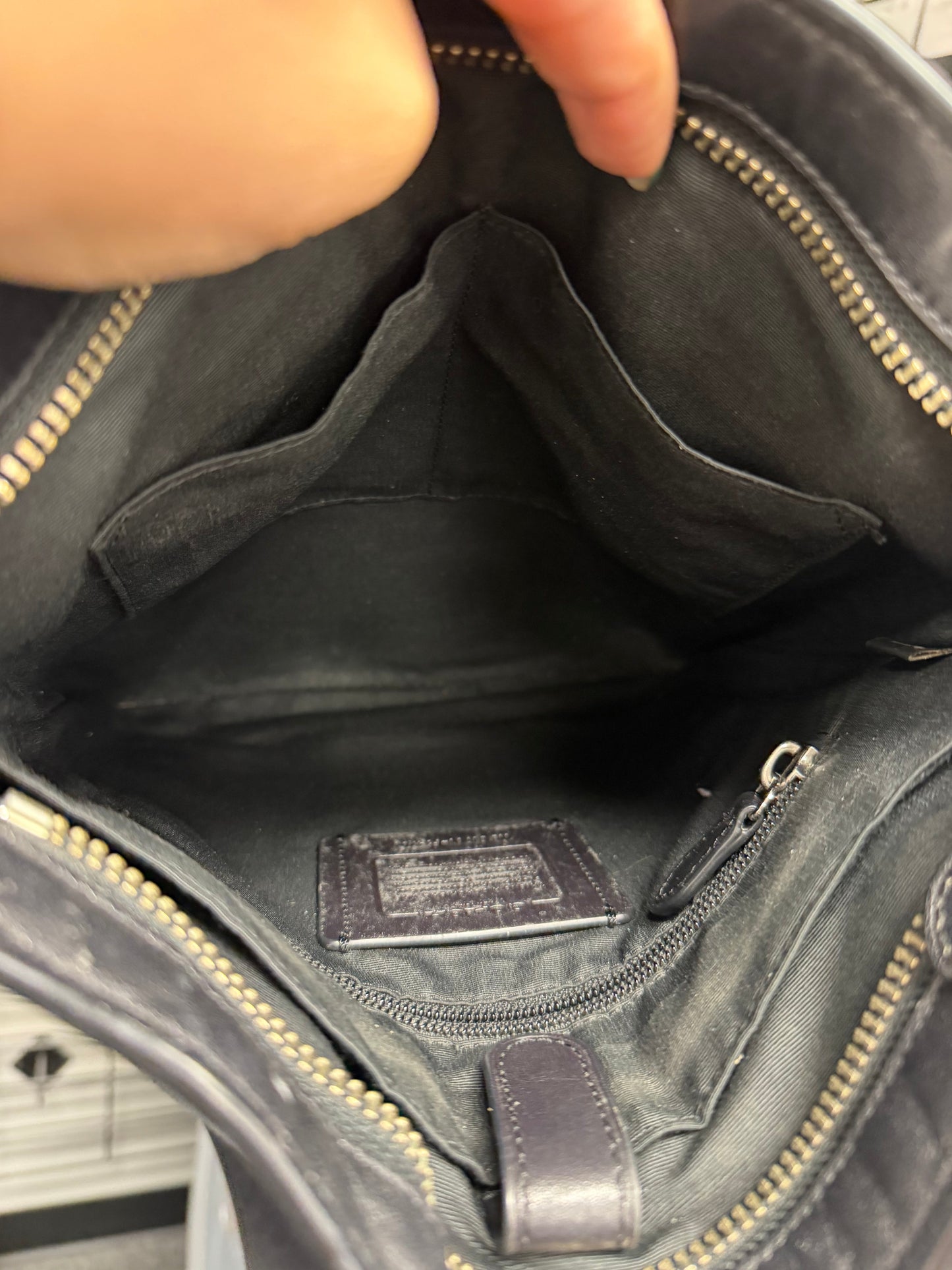 Crossbody Designer By Coach In Black, Size:Large