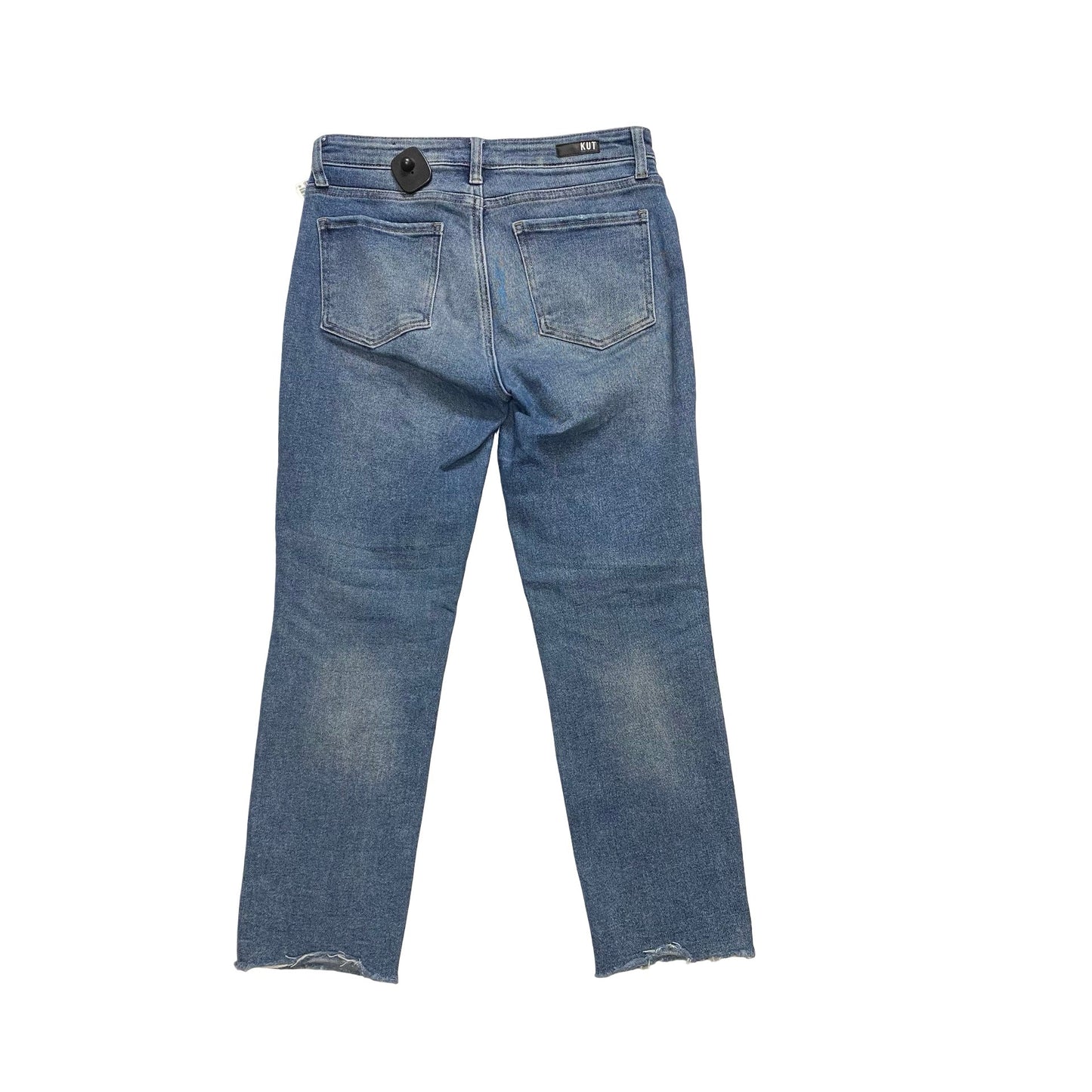 Jeans Straight By Kut In Blue Denim, Size:6