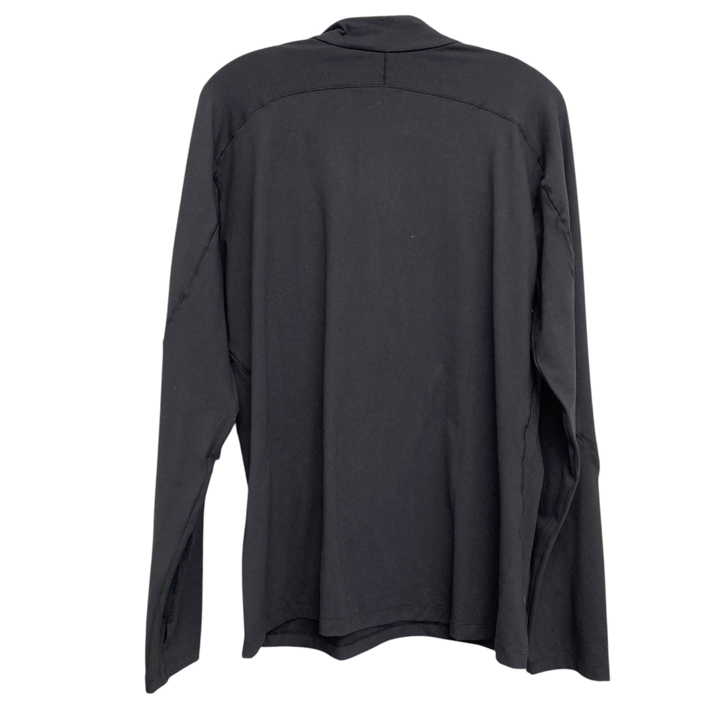 Athletic Jacket By Asics In Black, Size:2X