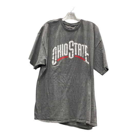 Athletic Top Ss By Ohio state  In Grey, Size:1X