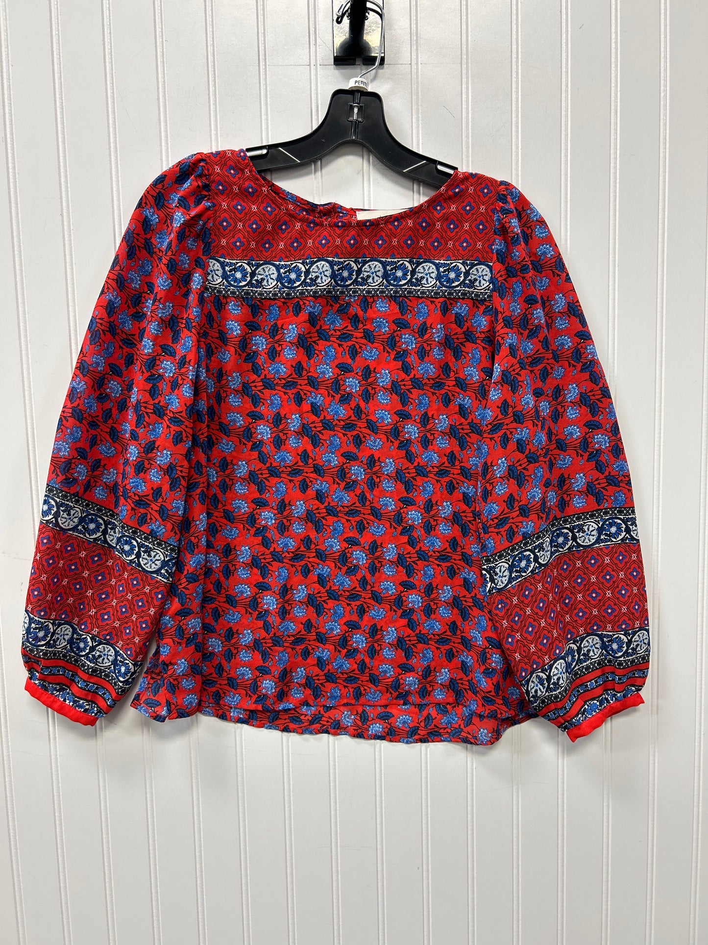 Top Ls By Loft In Red, Size:Sp