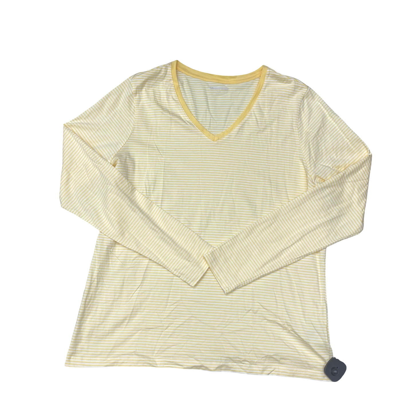Top Ls By Lands End In Yellow, Size:Xl