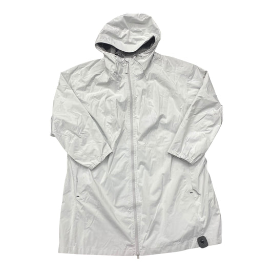 Jacket Windbreaker By Columbia In White, Size:2X