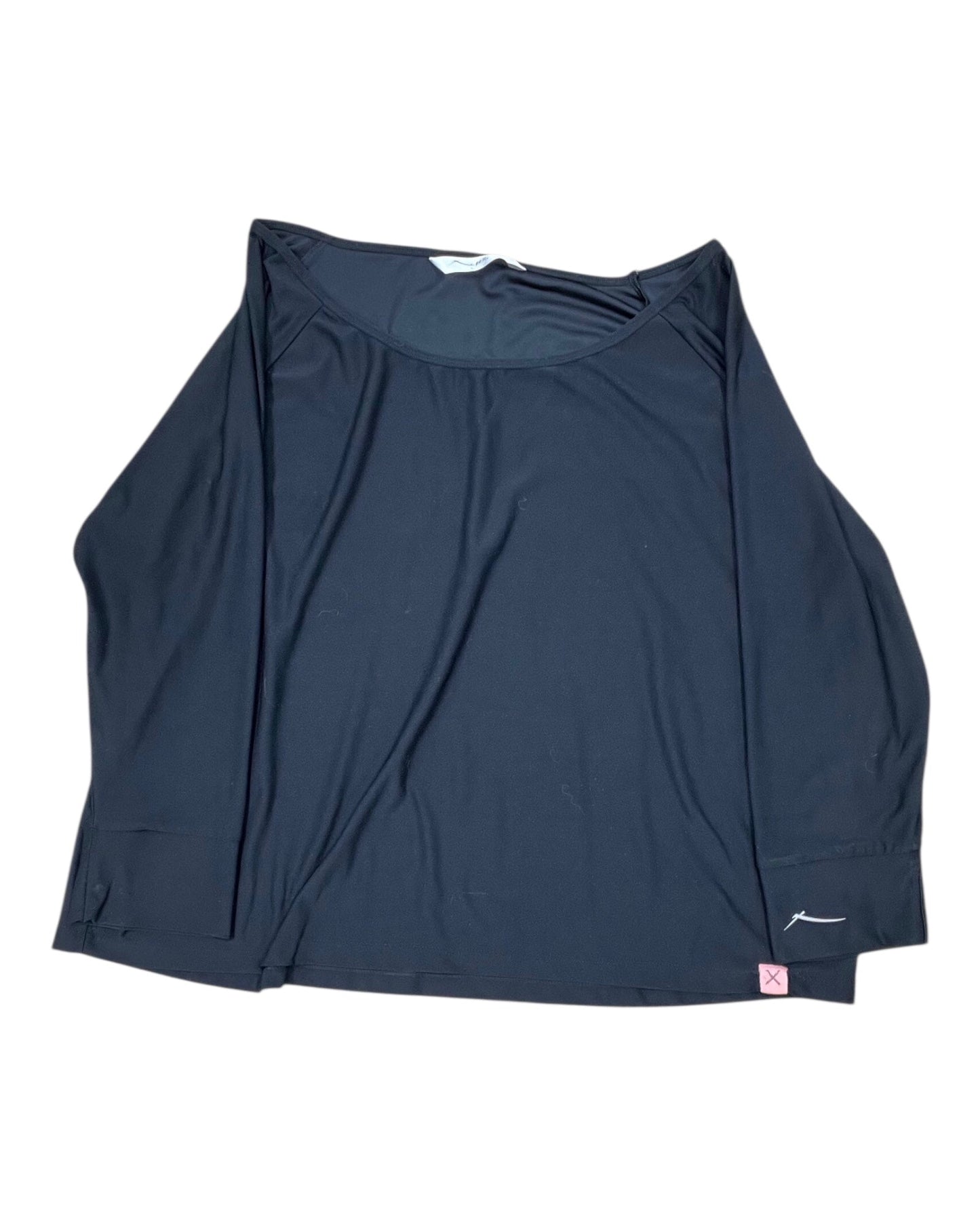 Top 3/4 Sleeve By Gottex In Black, Size:L