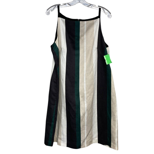 Dress Casual Short By Ann Taylor In Striped Pattern, Size:L