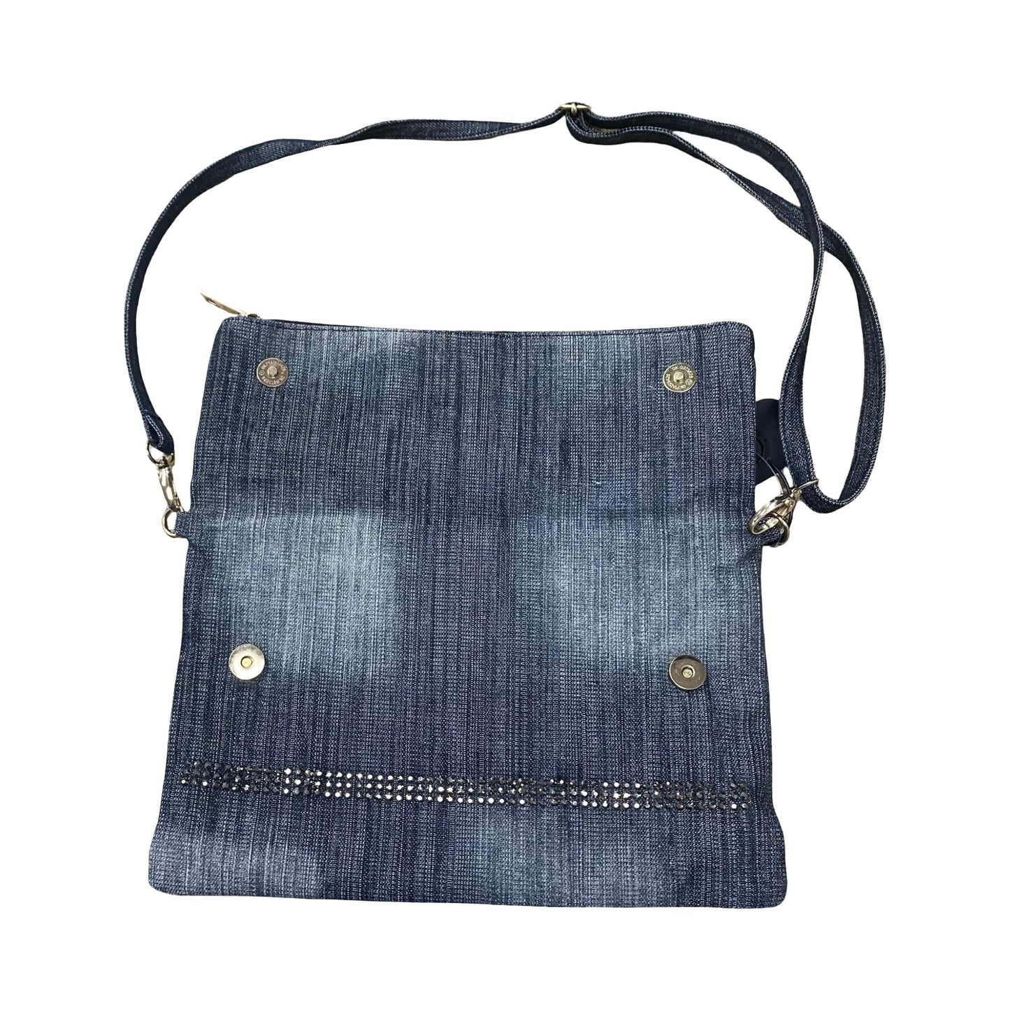 Handbag By Cmc In Grey & Silver, Size:Medium