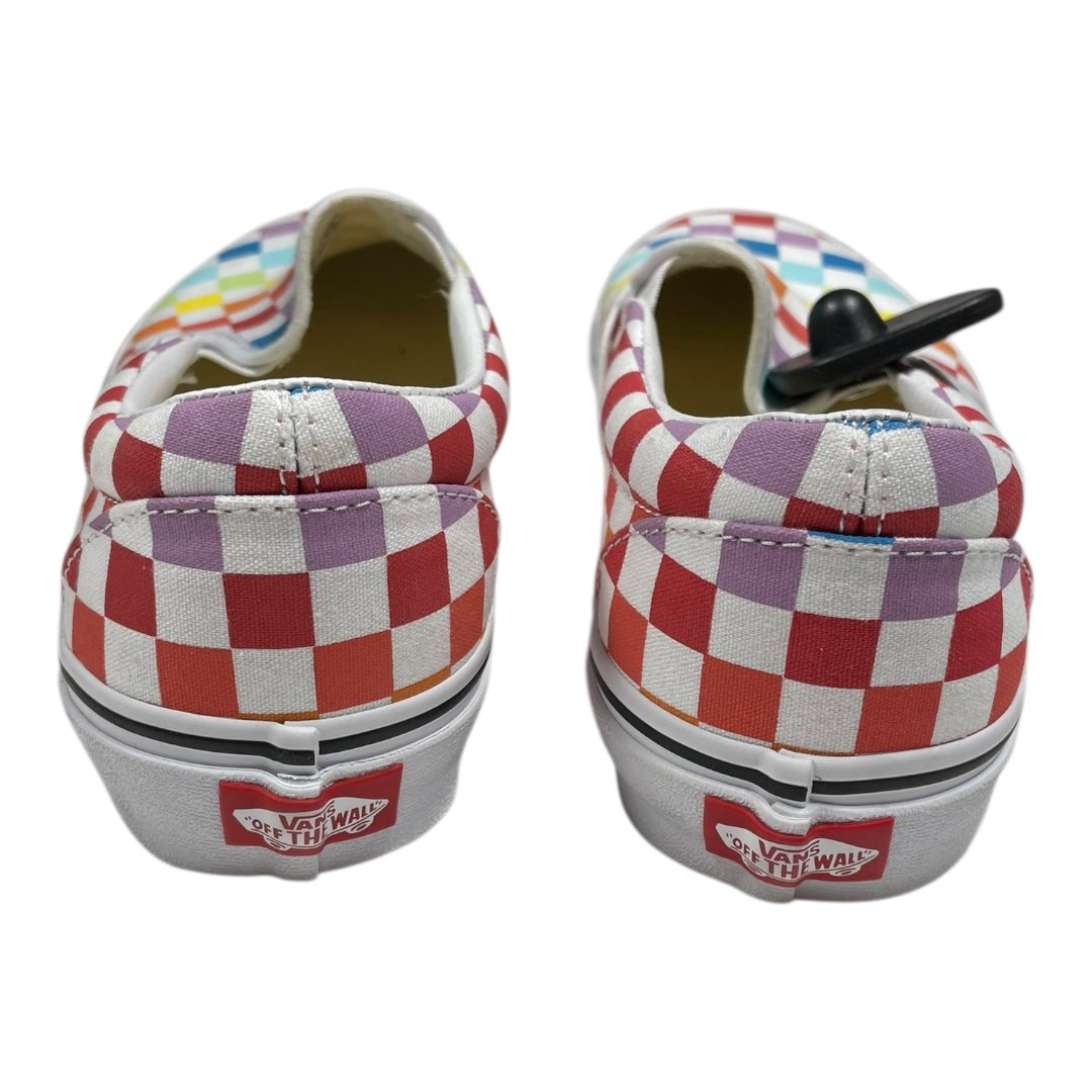Shoes Athletic By Vans In Rainbow Print, Size:8.5