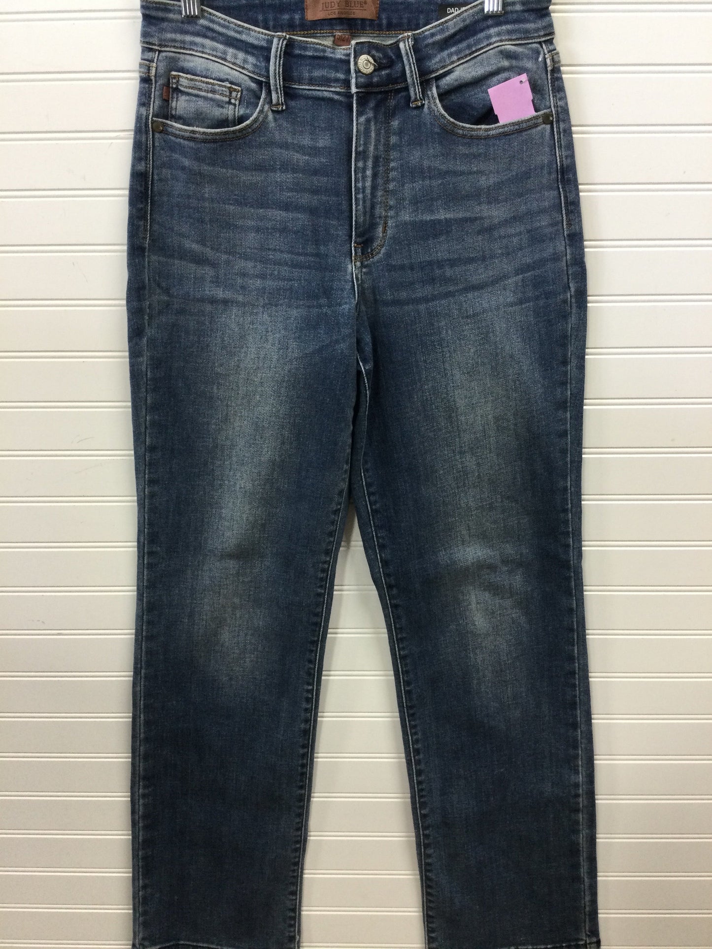 Jeans Straight By Judy Blue In Blue Denim, Size:4