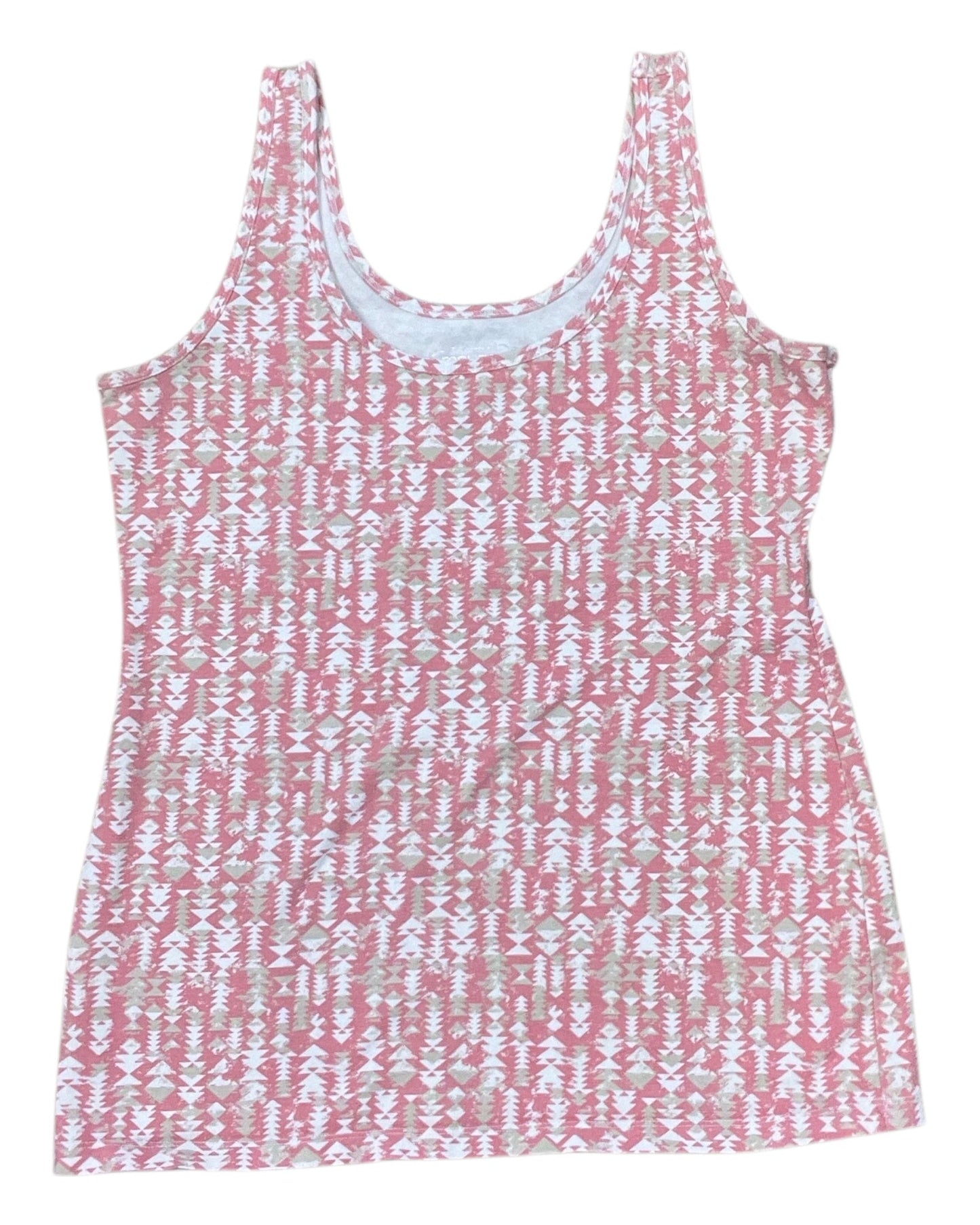 Tank Top By Maurices In Pink & Tan, Size:L