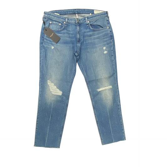 Jeans Boyfriend By Rag And Bone In Blue, Size:14