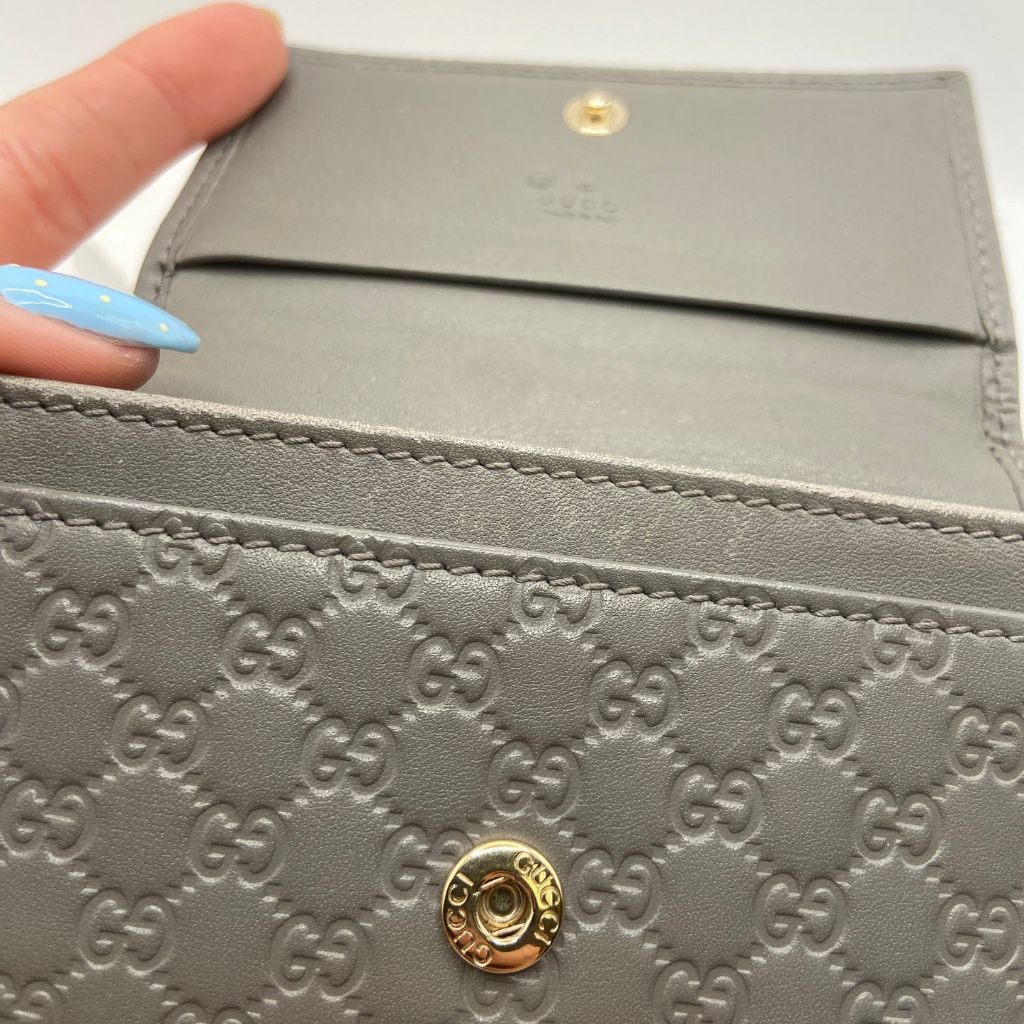 Wallet Luxury Designer By Gucci, Size: Small
