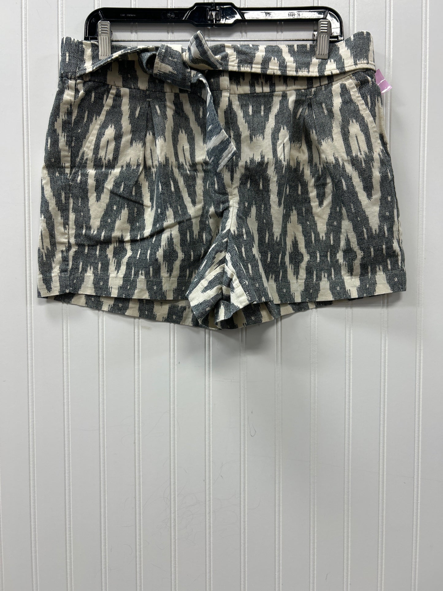 Shorts By J. Crew In Cream & Grey, Size:10