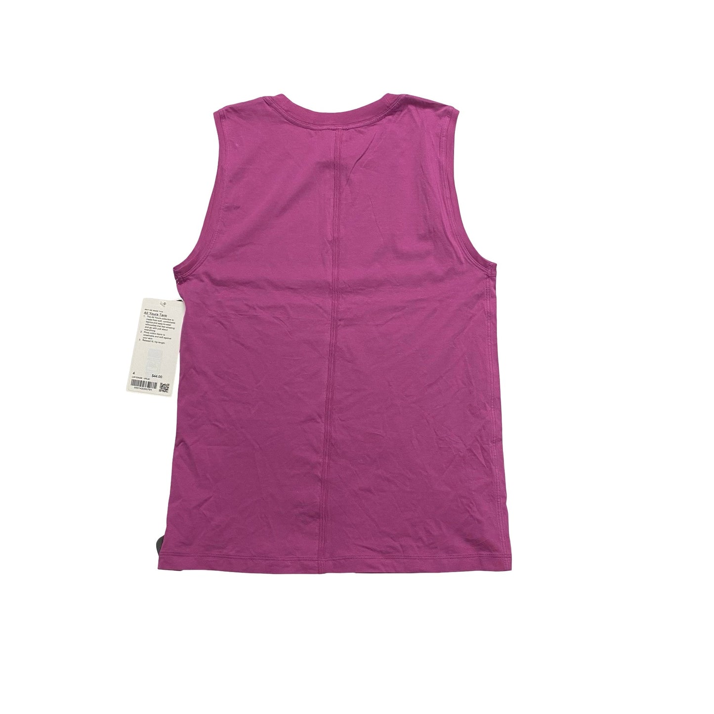 Athletic Tank Top By Lululemon In Purple, Size:4