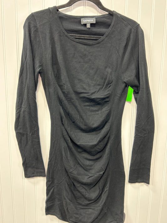 Dress Casual Midi By Express In Black, Size:M