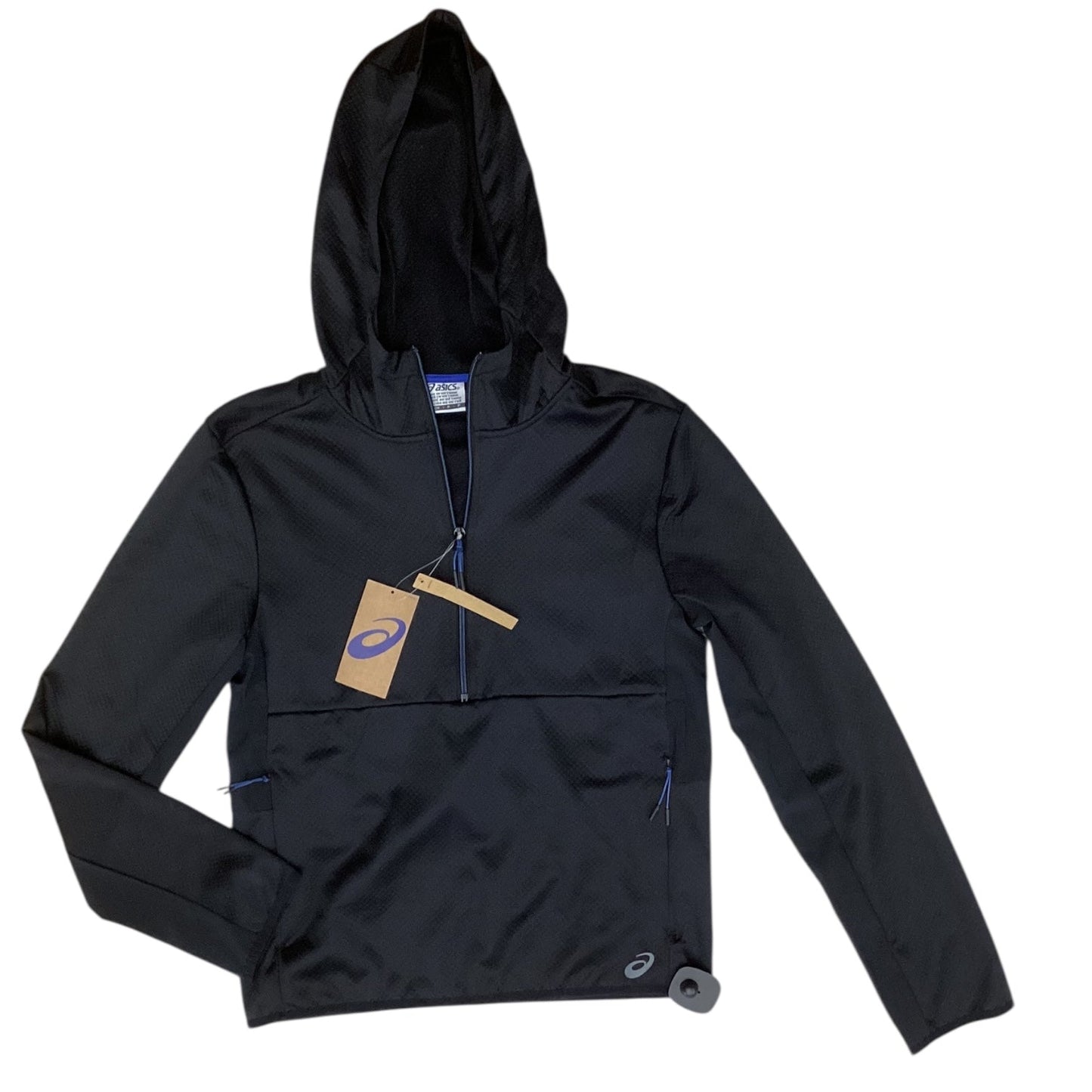 Athletic Top Ls Hoodie By Asics In Black, Size:Sp
