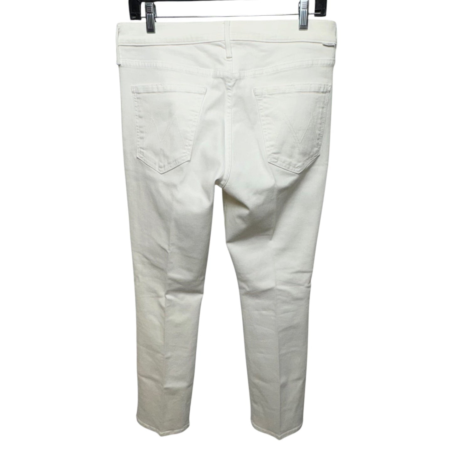 Mid Rise Dazzler Ankle Jeans By Mother In White, Size: 10