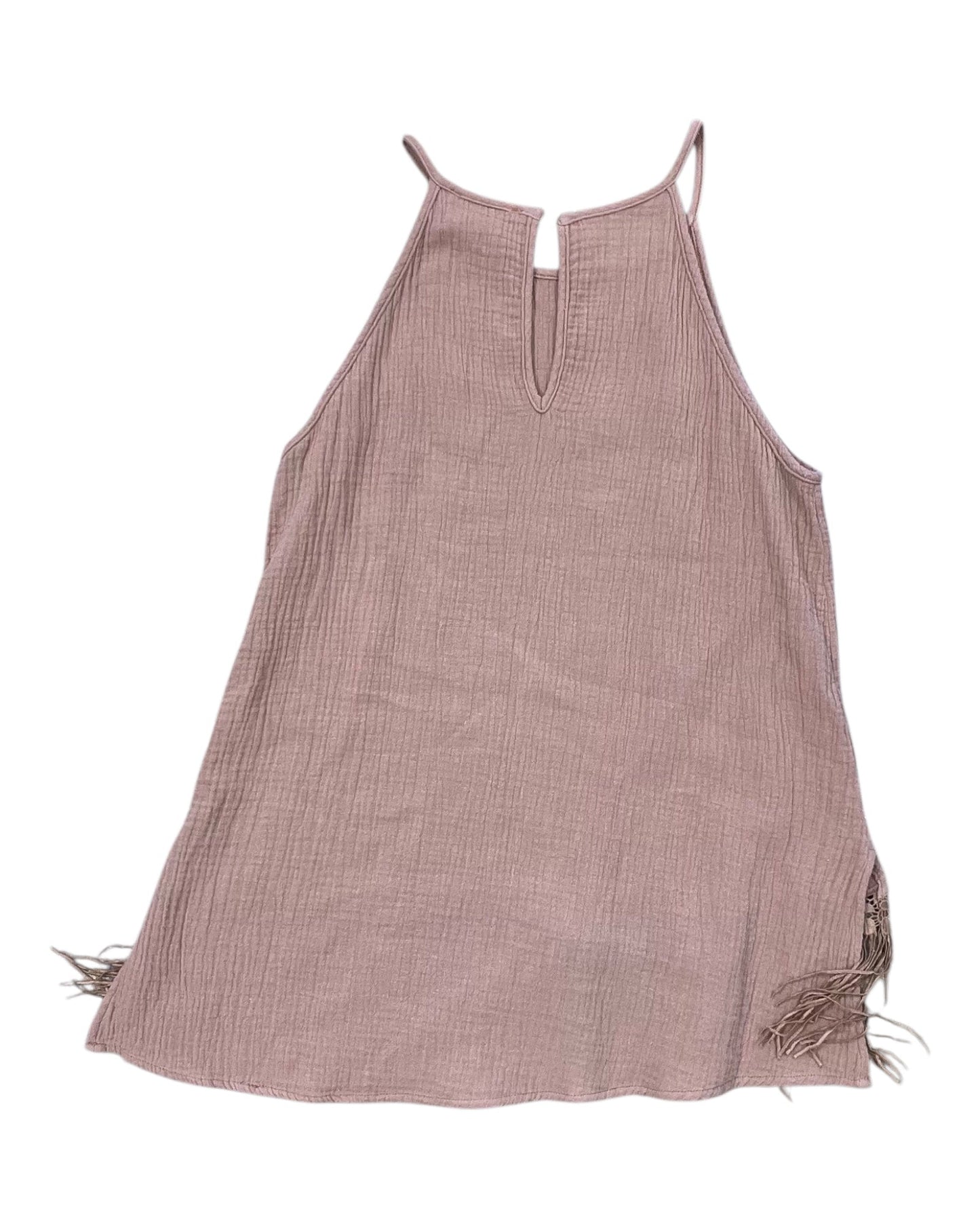 Tank Top By Doe & Rae In Beige, Size:S