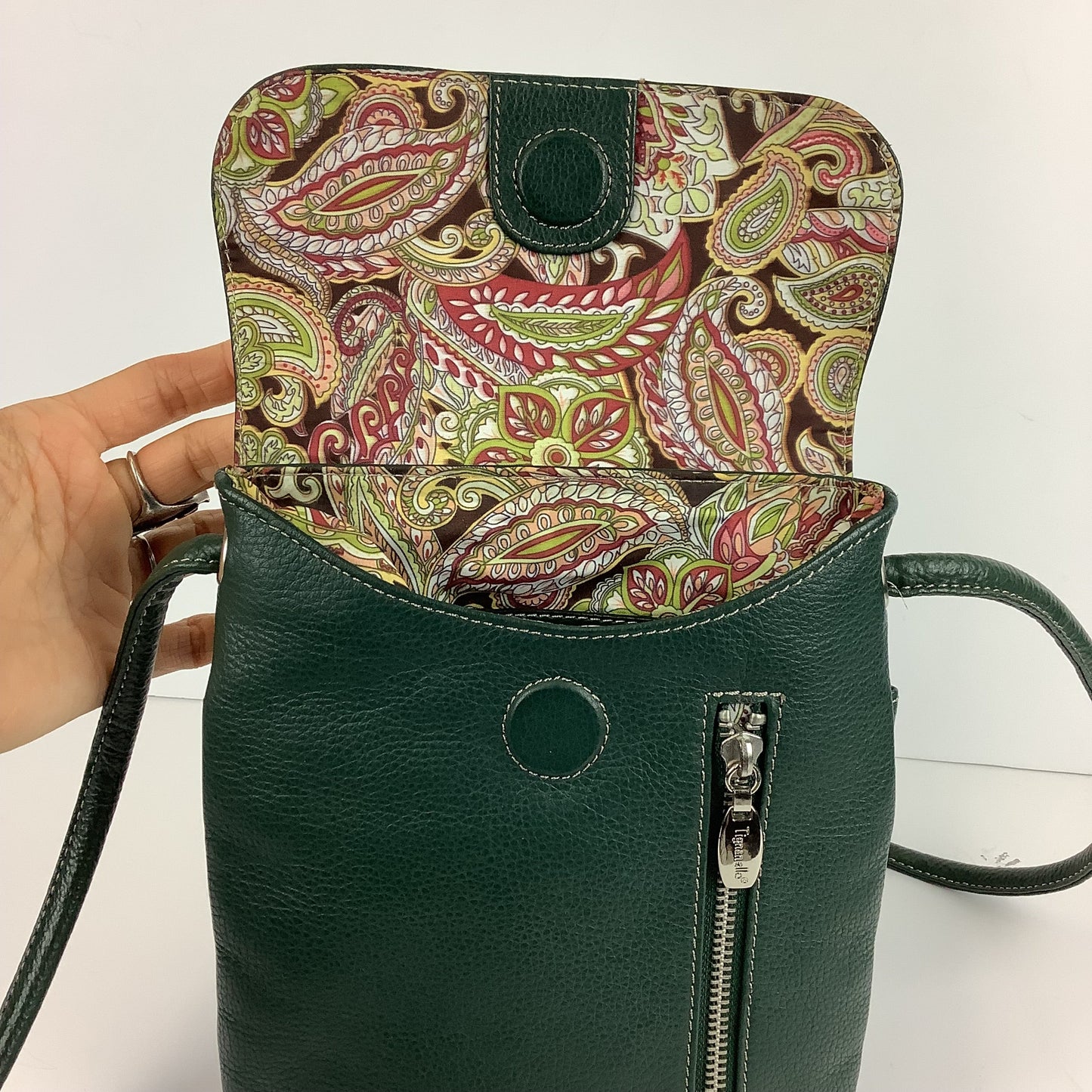 Crossbody Leather By Tignanello  Purses, Size: Medium