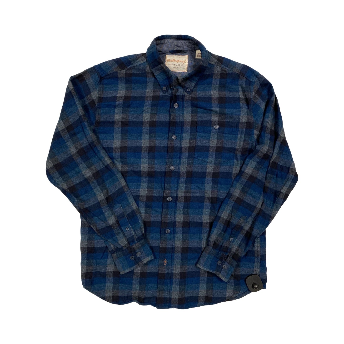 Top Ls By Weatherproof In Plaid Pattern, Size:M