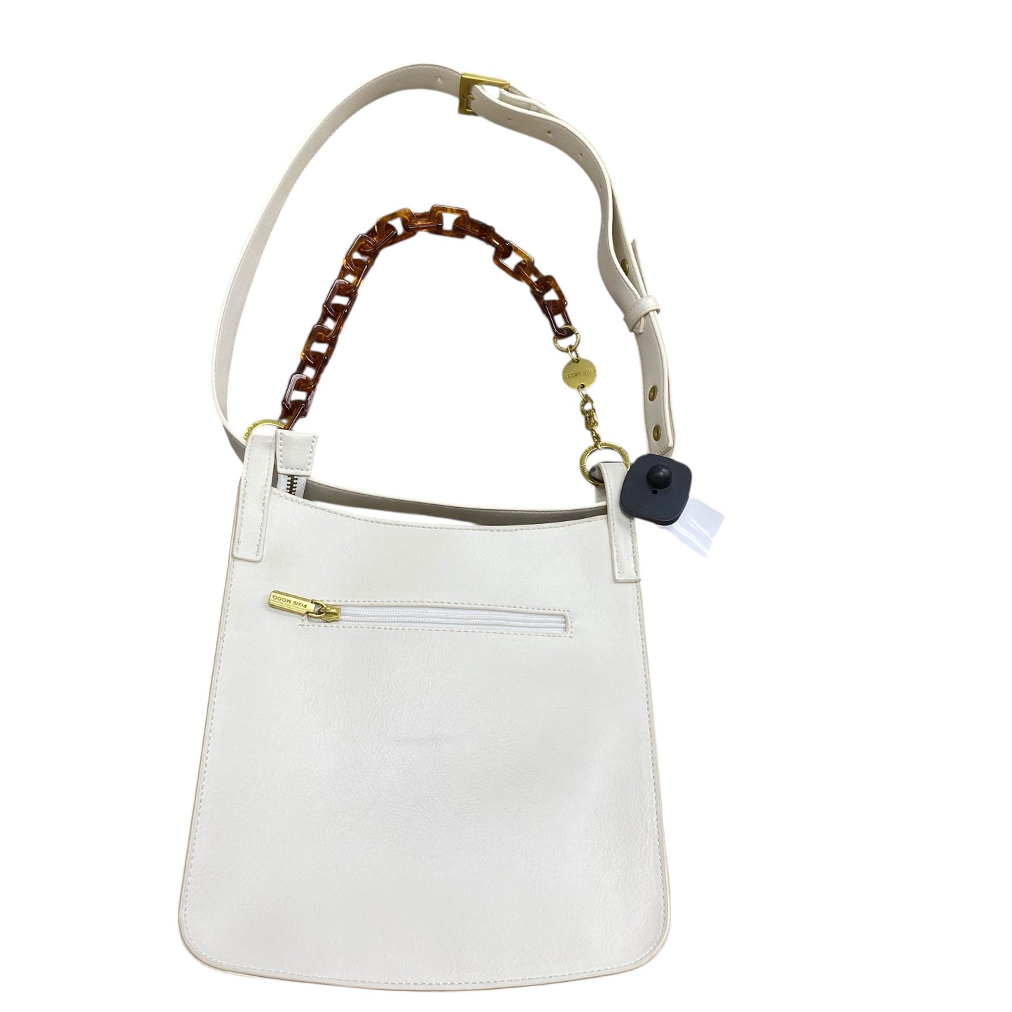 Handbag Leather By Pixie Mood In White, Size:Small