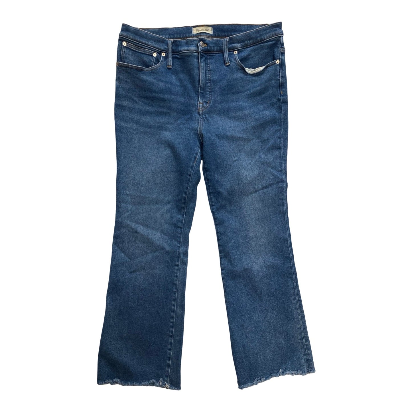 Jeans Boot Cut By Madewell In Blue Denim, Size:16
