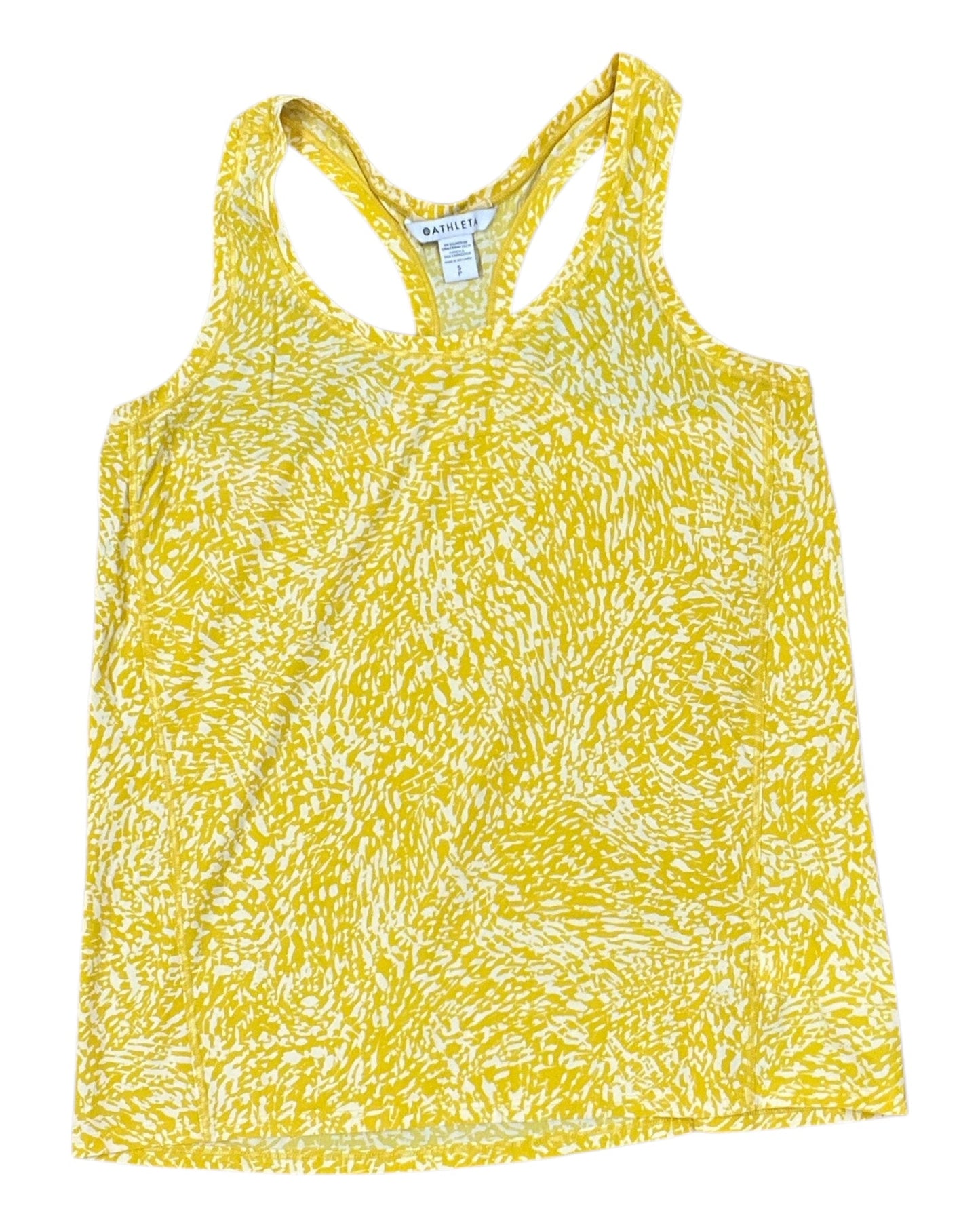 Athletic Tank Top By Athleta In Yellow, Size:Sp