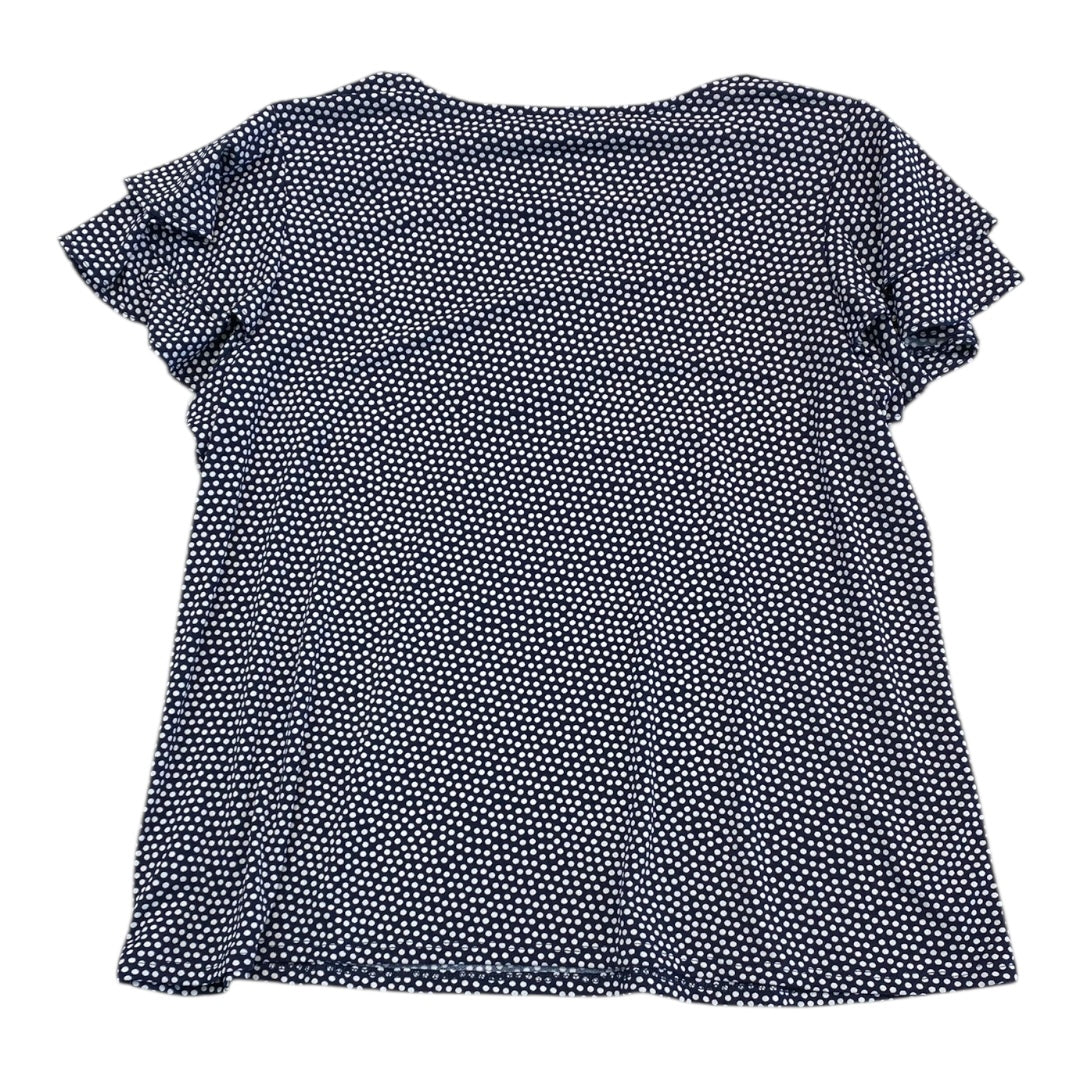 Top Ss By Adrianna Papell In Polkadot Pattern, Size:1X