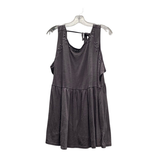 Top Sleeveless By Torrid In Grey, Size:3X