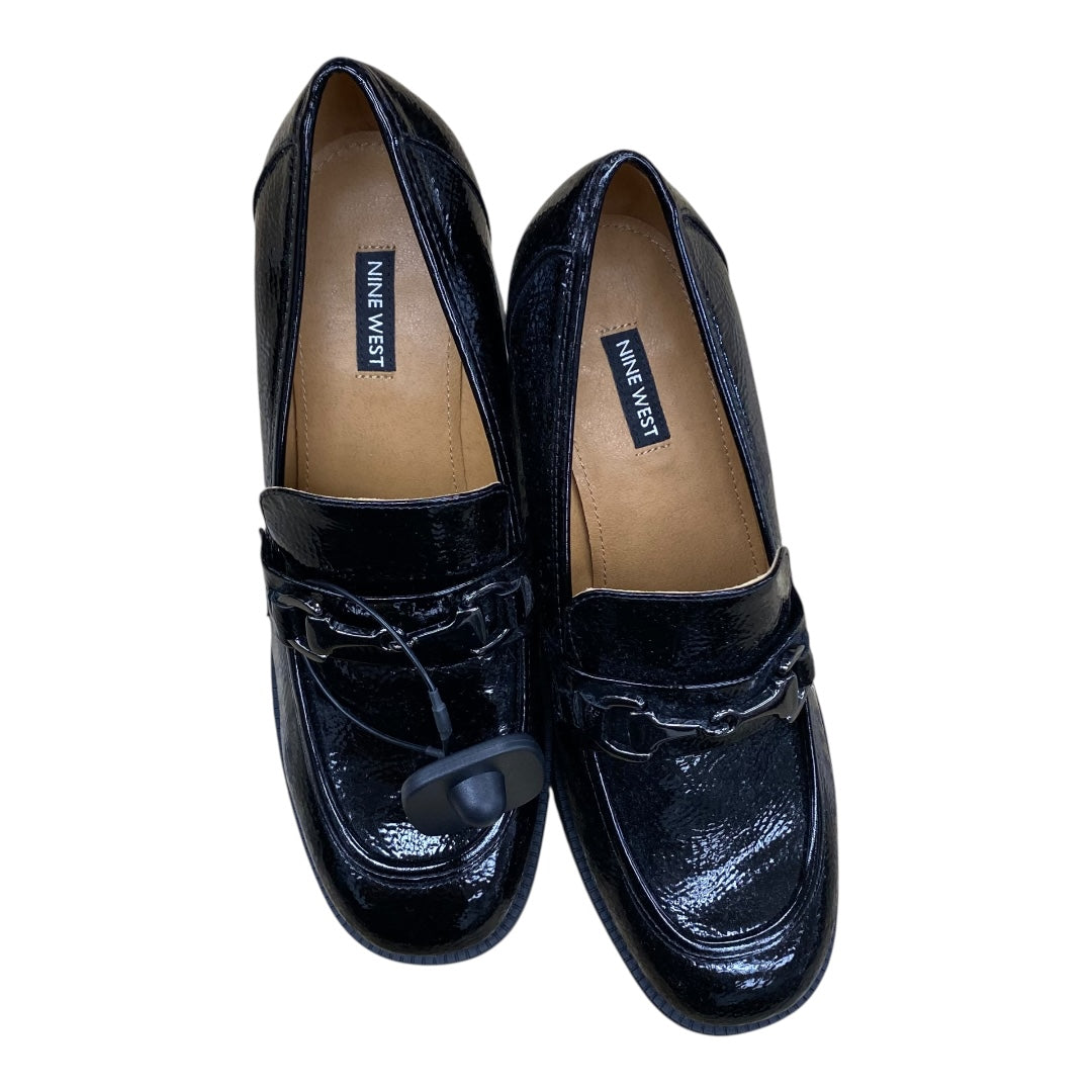 Shoes Heels Block By Nine West In Black, Size:8.5