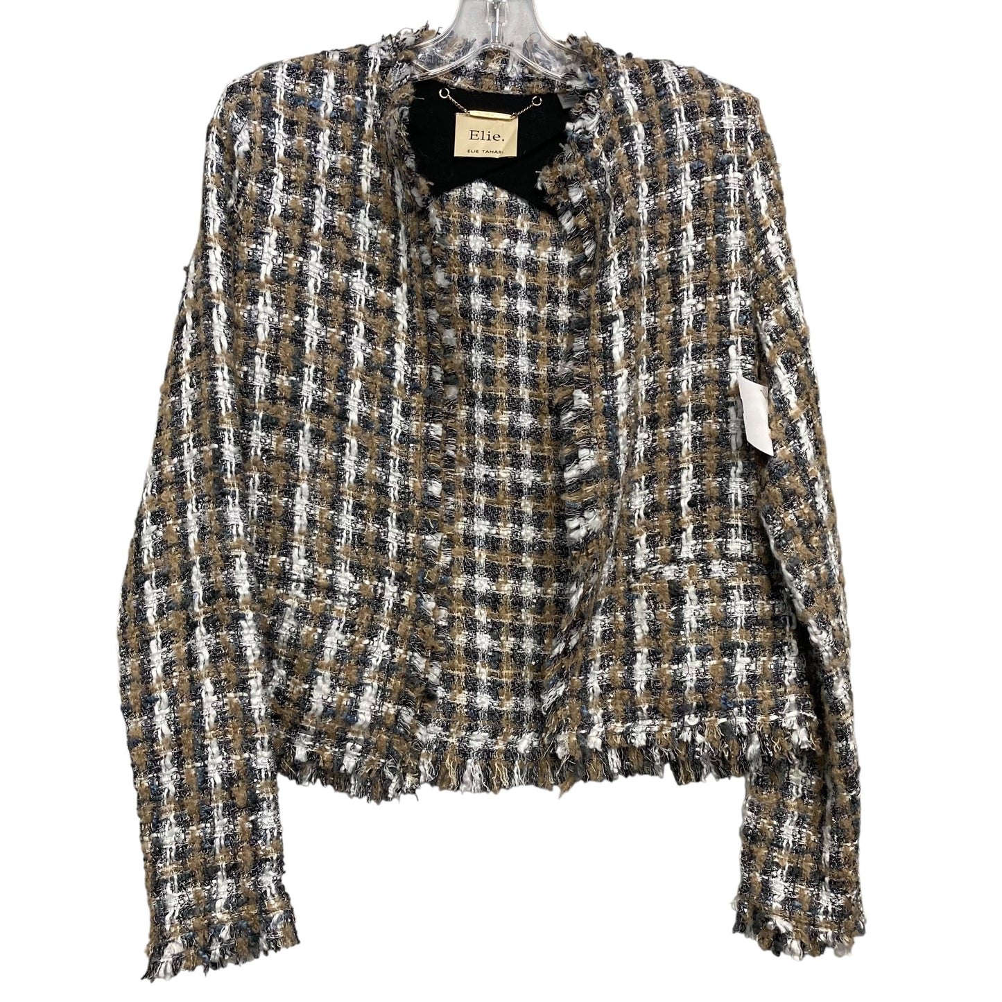 Blazer By Elie Tahari In Plaid Pattern, Size:Xs