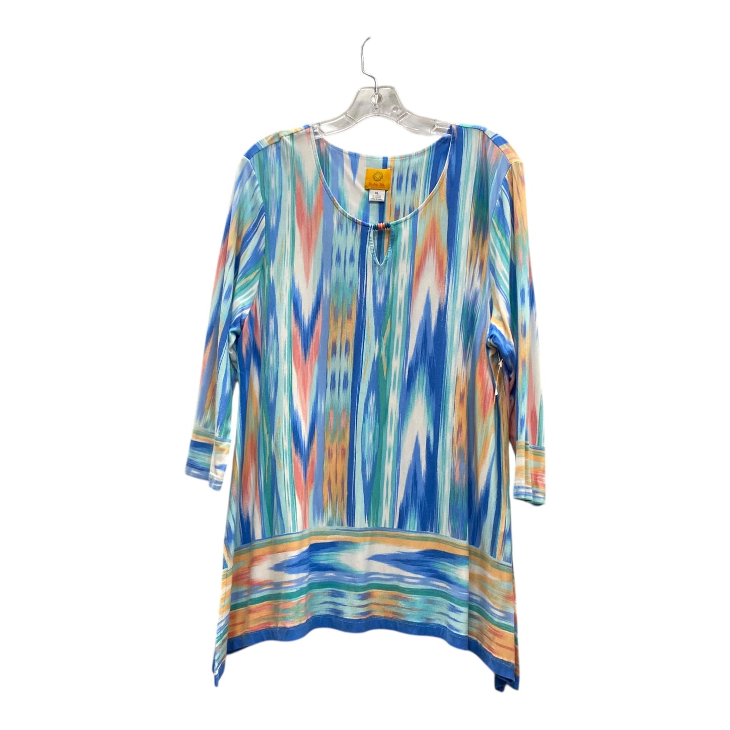 Top 3/4 Sleeve By Ruby Rd In Multi, Size:Xl