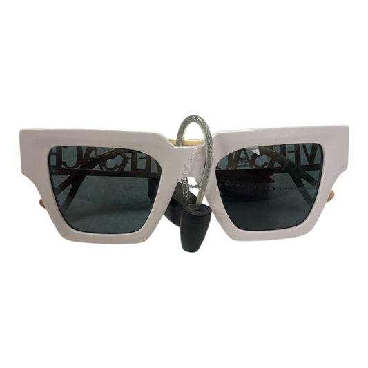 Sunglasses Luxury Designer By Versace In White