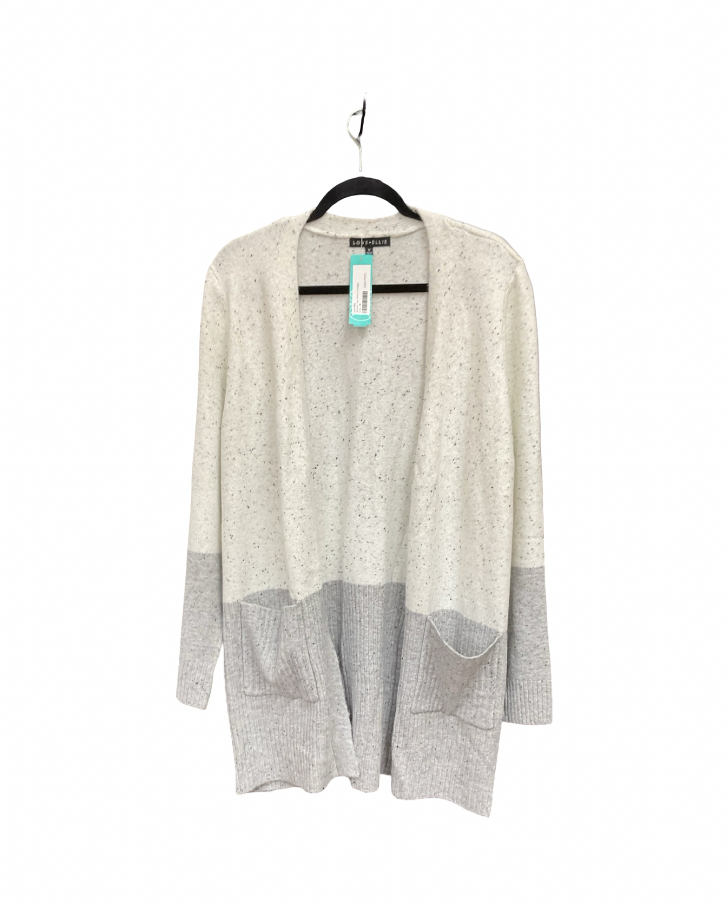 Sweater Cardigan By Love Ellie In Cream, Size:M