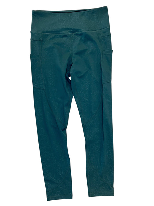 Athletic Leggings By Zyia In Teal, Size:M