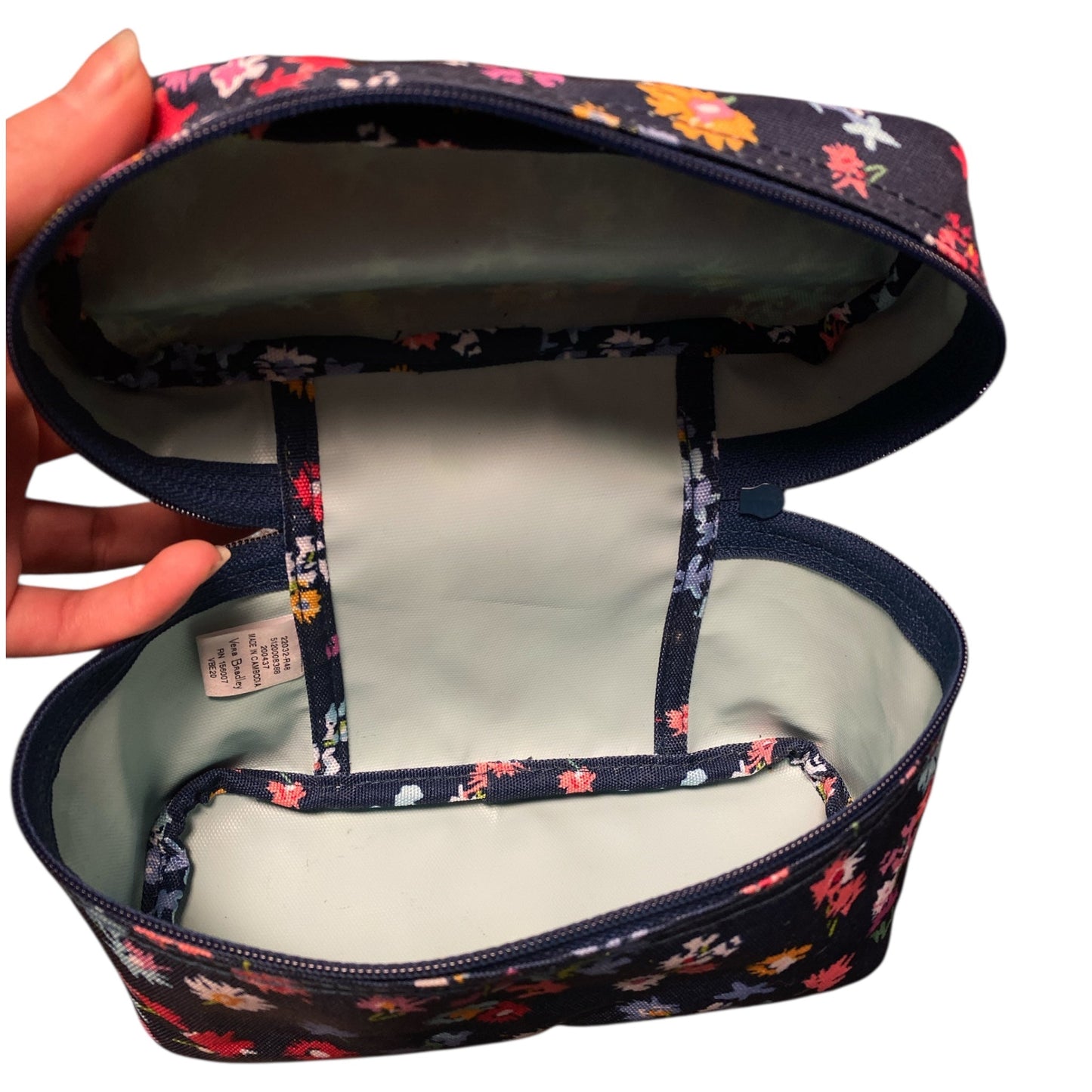 Makeup Bag By Vera Bradley In Multi, Size:Medium