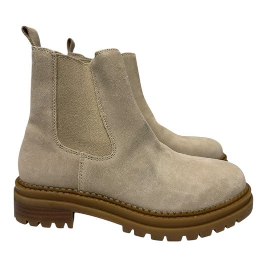 Boots Ankle Flats By Steve Madden In Tan, Size:8