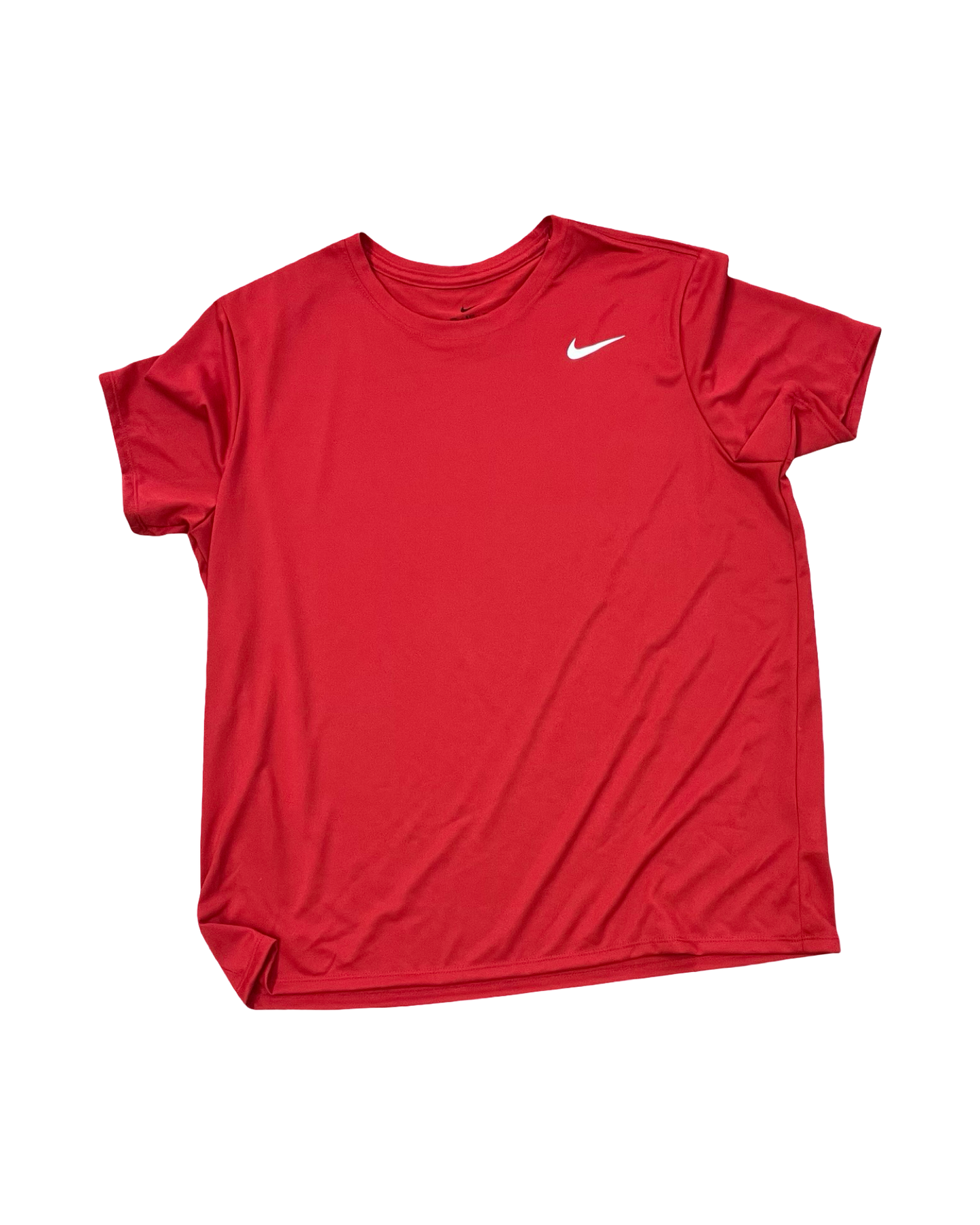 Athletic Top Ss By Nike In Red, Size:Xl