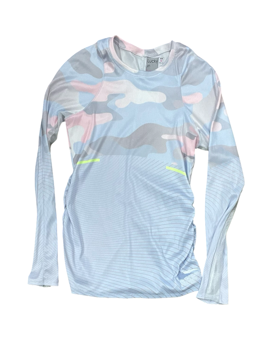 Top Ls By Lucky In Love In Blue, Size:Xs