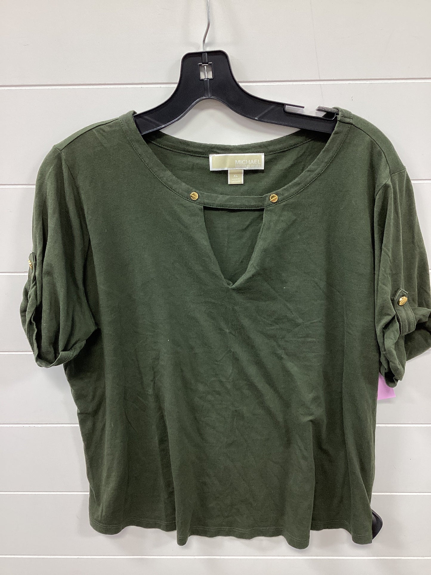 Top Ls By Michael By Michael Kors In Green, Size:Xl
